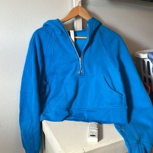 Lulu Lemon xs/s scuba hoodie. Poolside blue.